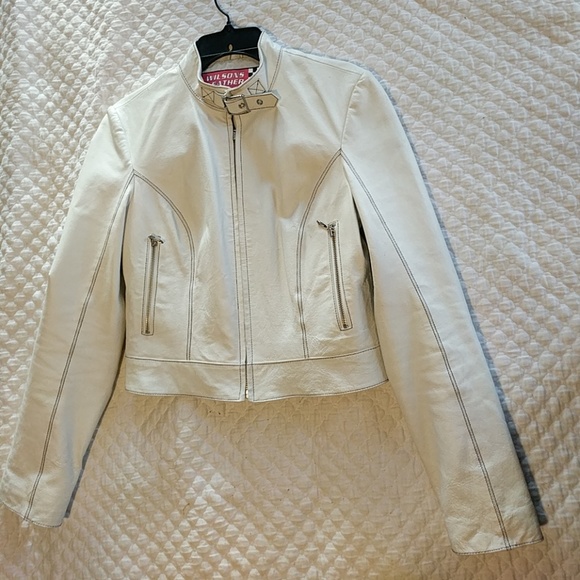 wilson leather guess jacket